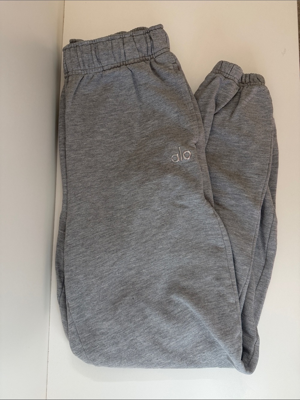 ALO Yoga Accolade Heather Gray Jogger Sweatpants MED